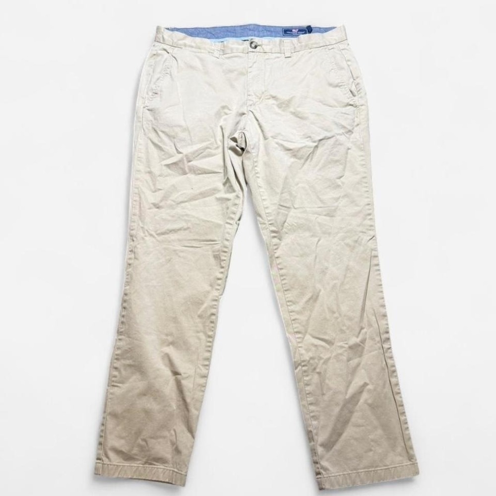 Vineyard Vines Beige Breaker Pants Mens Size 34x30